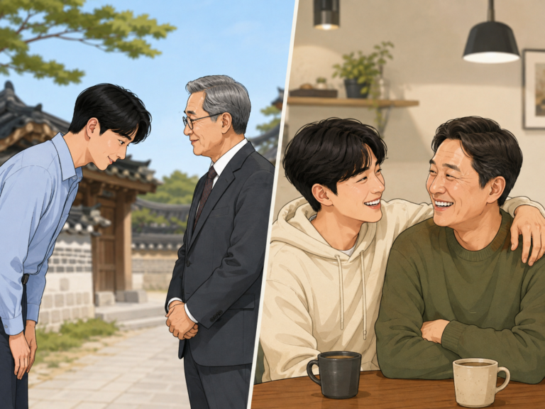 Korean age hierarchy and polite speech
