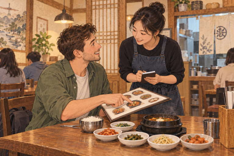 First visit to a Korean restaurant