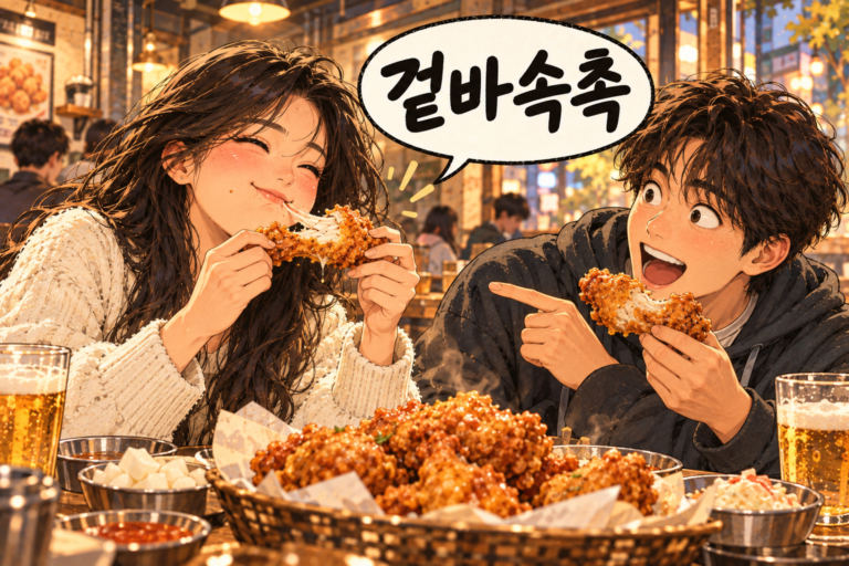 Korean Slang 108. 겉바속촉