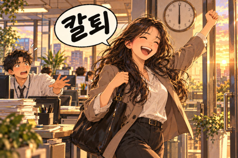 Korean Slang 127. 칼퇴