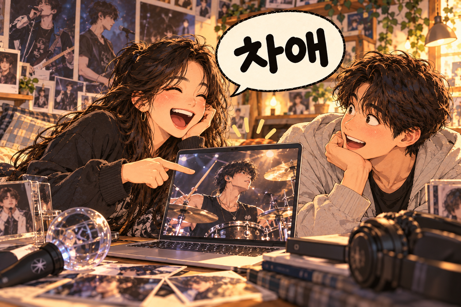 Korean slang 차애 (chaae): Your second favorite.