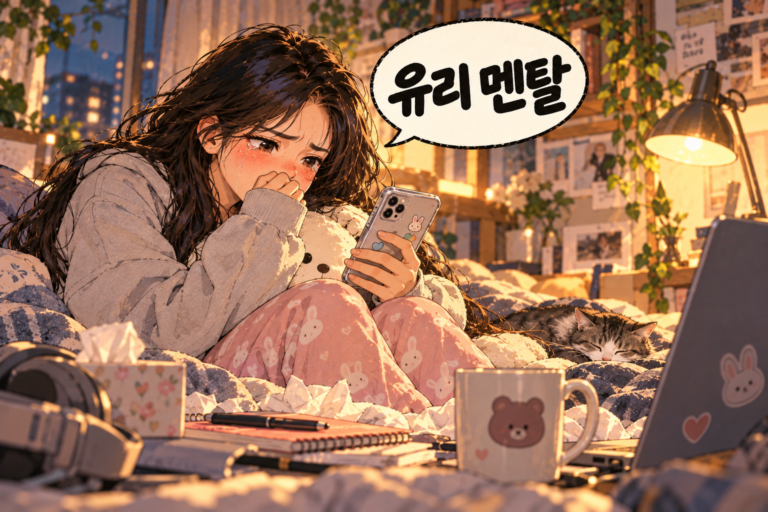 Korean Slang 171. 유리 멘탈