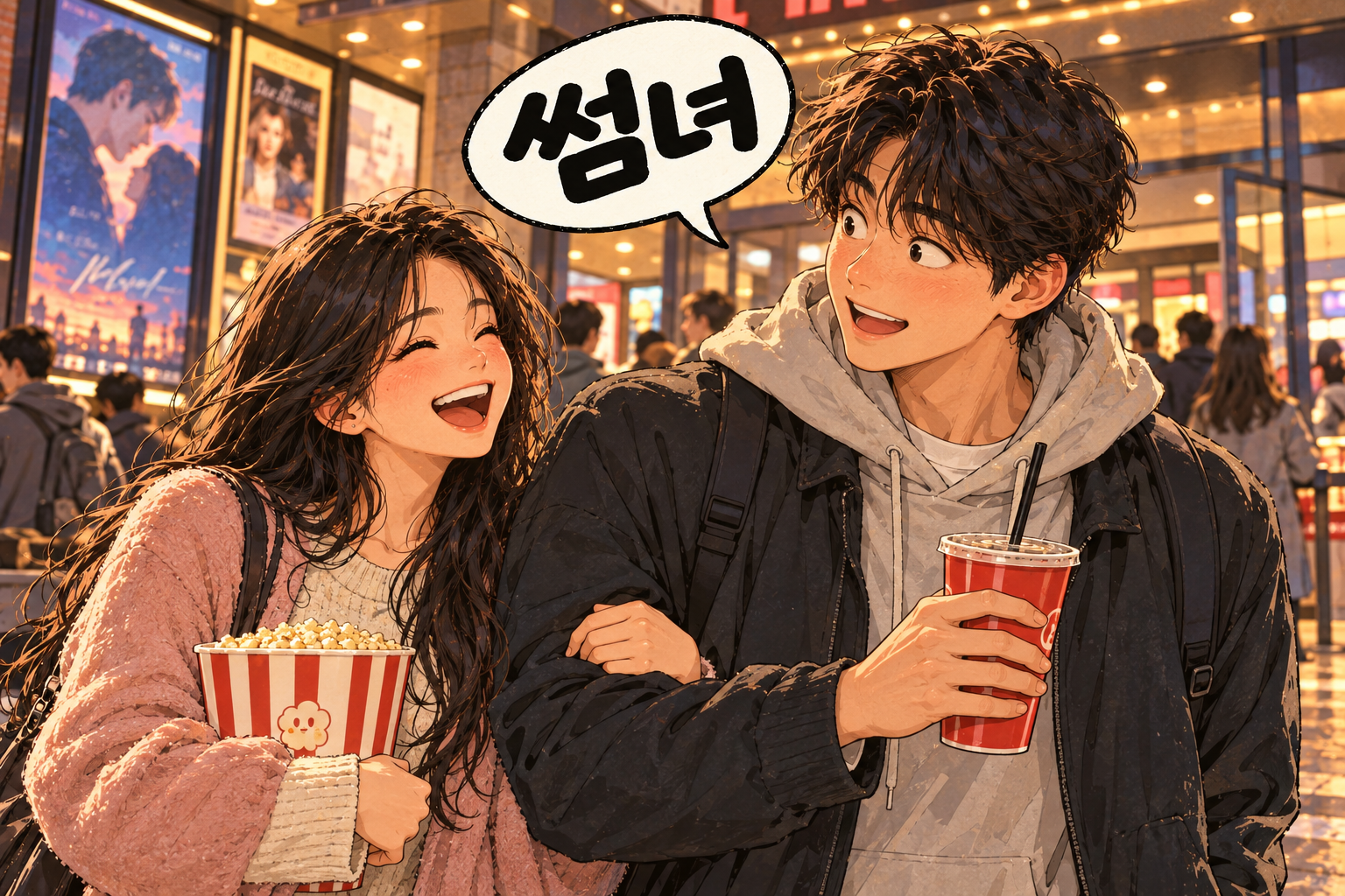 Korean slang 썸녀 (sseomnyeo): The woman you have a thing with.