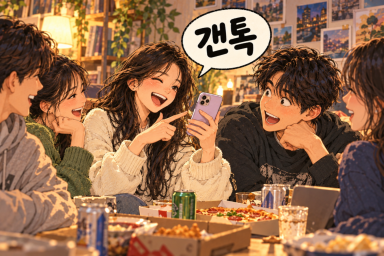 Korean Slang 184. 갠톡
