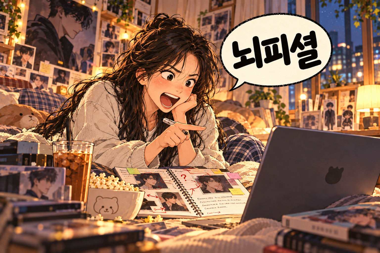 Korean slang 뇌피셜 (noepisyeol): A personal theory presented like fact.