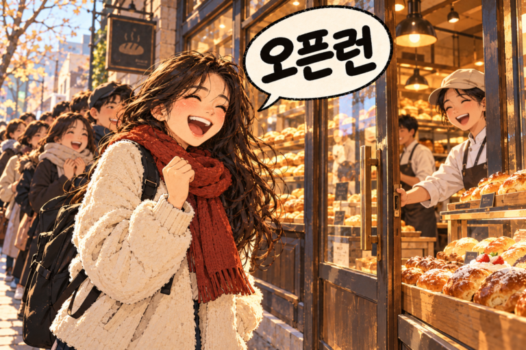 Korean Slang 203. 오픈런