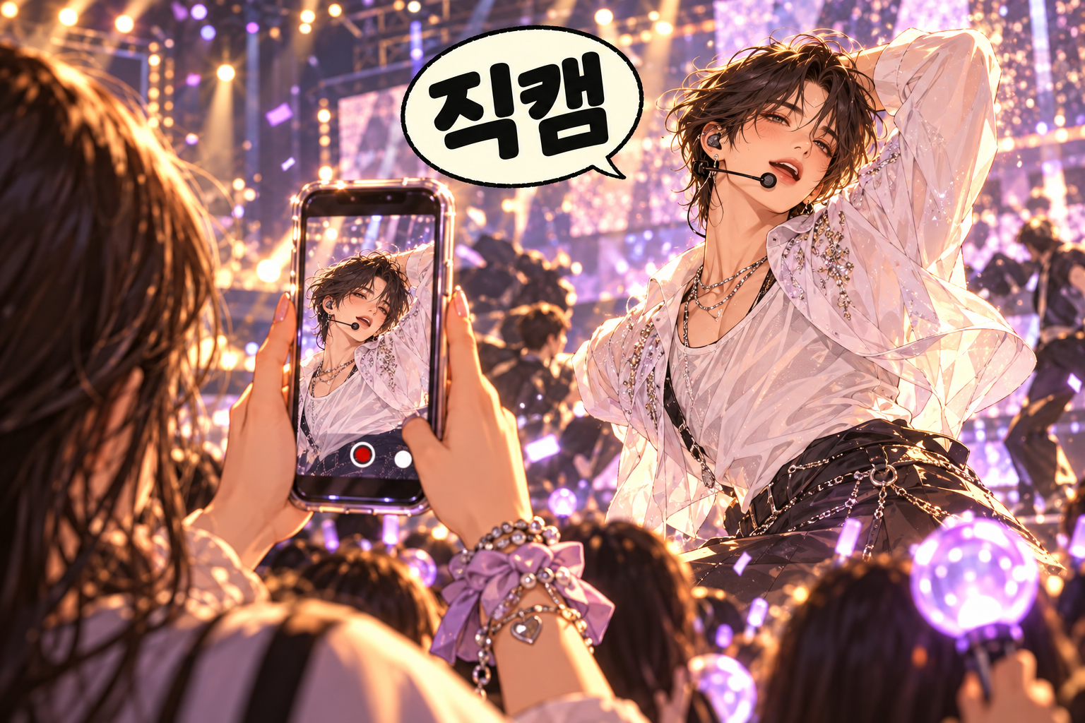 Korean Slang 260. 직캠 — A fan-shot or performer-focused video.