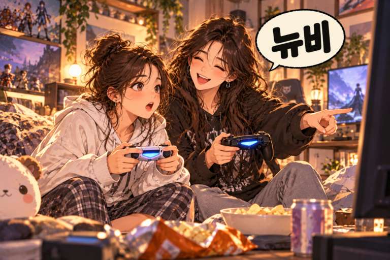 Illustration of Korean Slang 269 뉴비