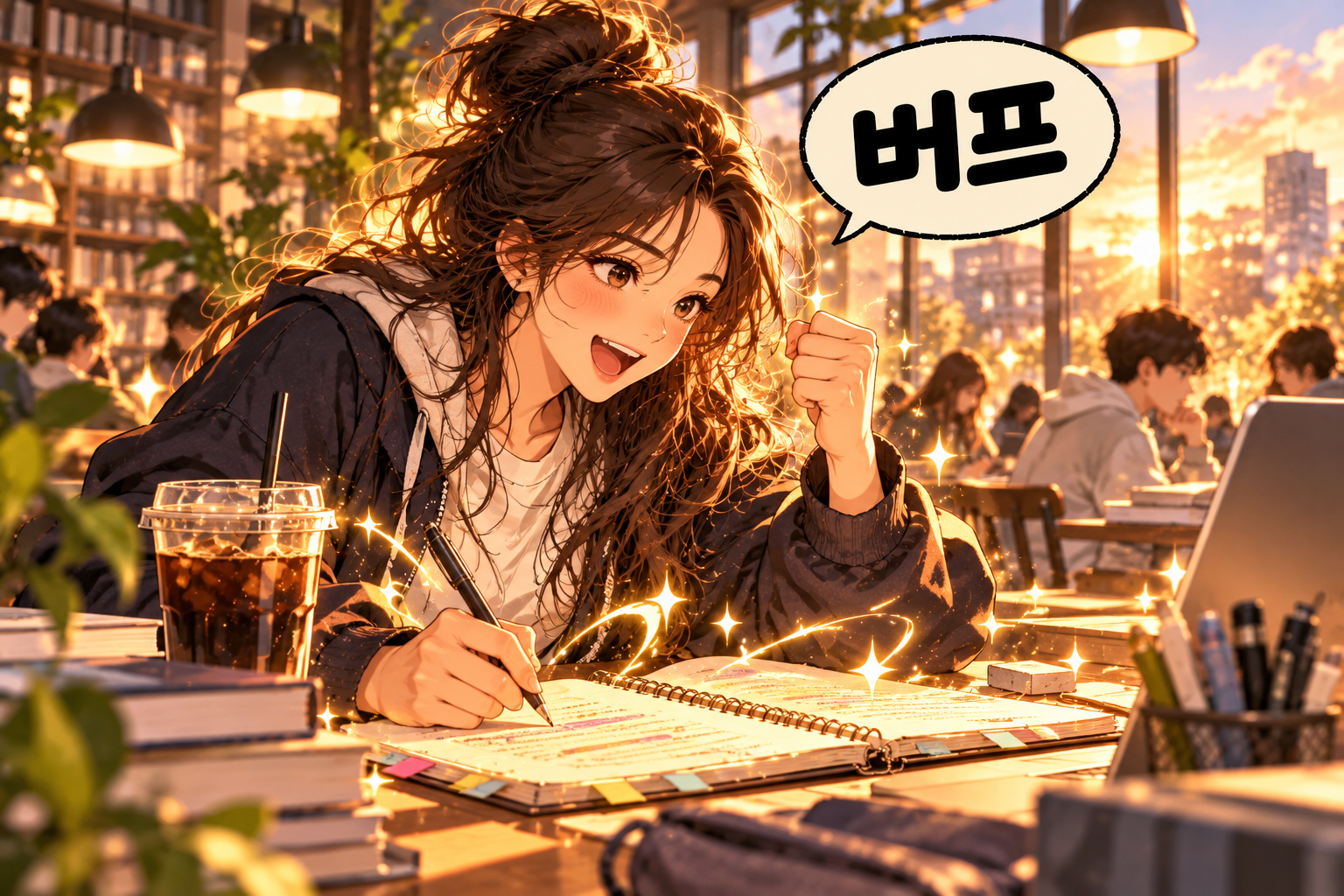 Korean Slang 272. 버프 — A boost to an ability.