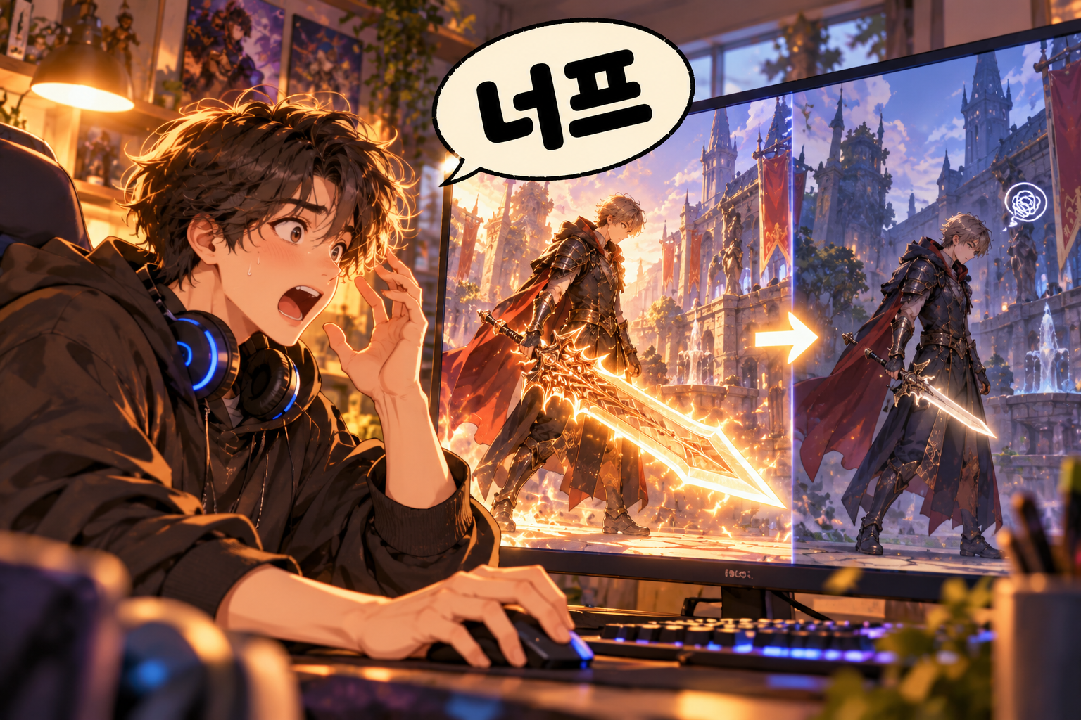 Korean Slang 273. 너프 — A reduction in game power.