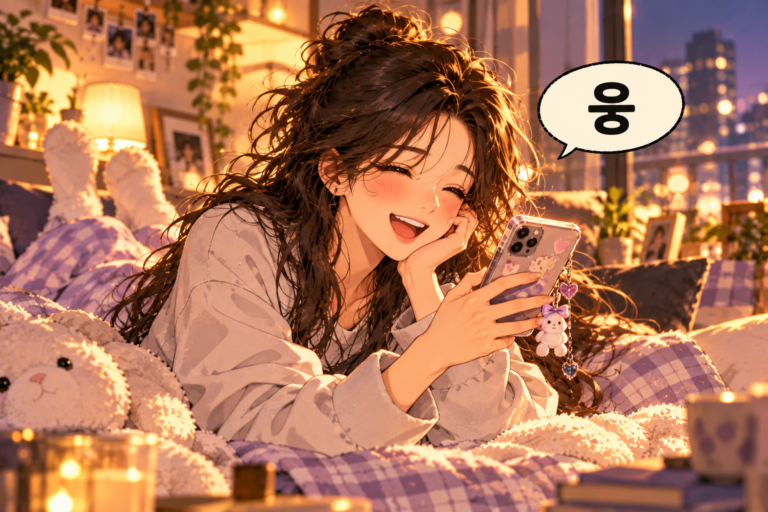 Illustration of Korean Slang 283 웅