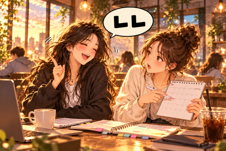 Illustration of Korean Slang 292 ㄴㄴ