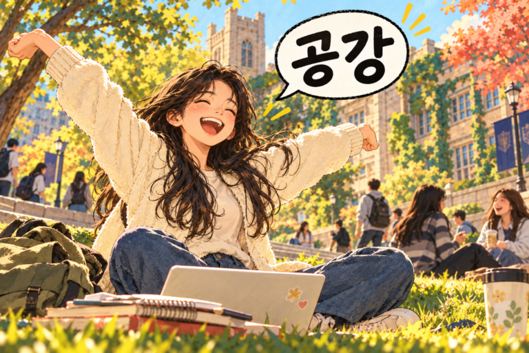 Korean Slang 40. 공강