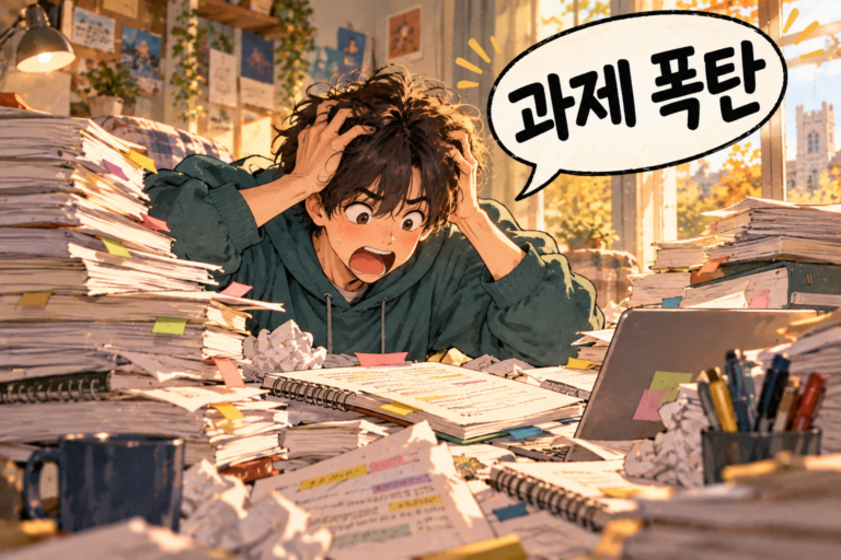Korean Slang 42. 과제 폭탄