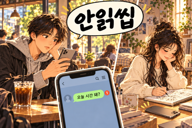 Korean Slang 96. 안읽씹