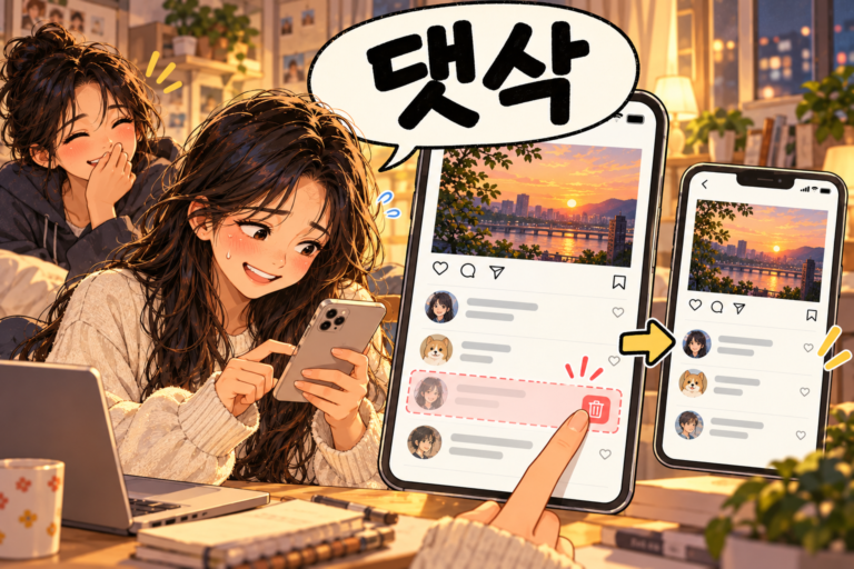 Korean Slang 99. 댓삭